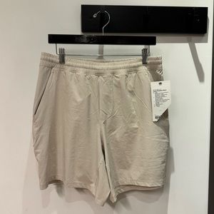 Lululemon Pace Breaker Linerless 7” Shorts in Tan
